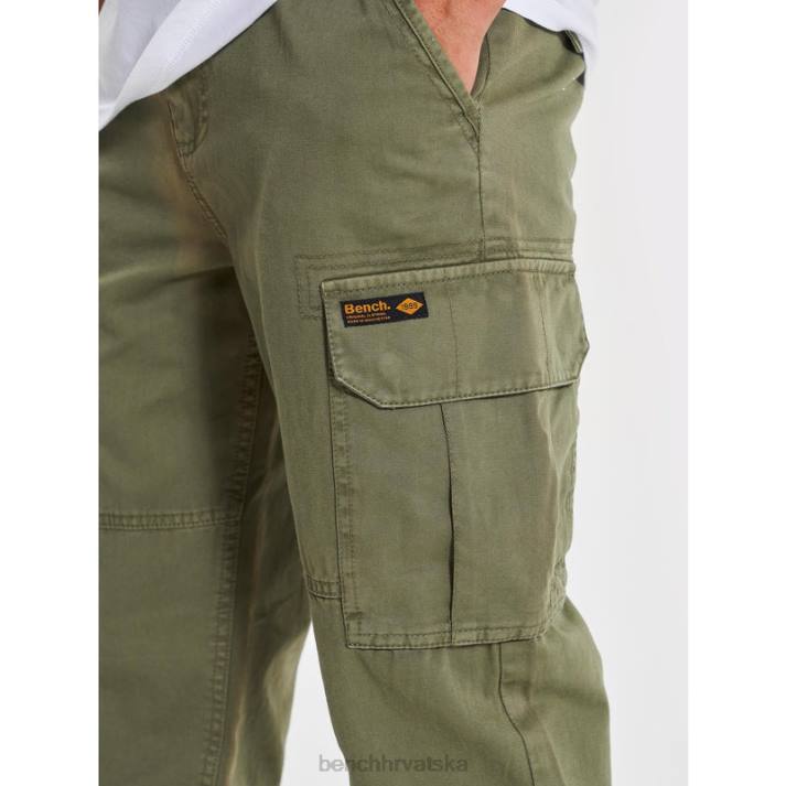 odjeća Bench muškarci sergei cargo hlače 8F8252 kaki