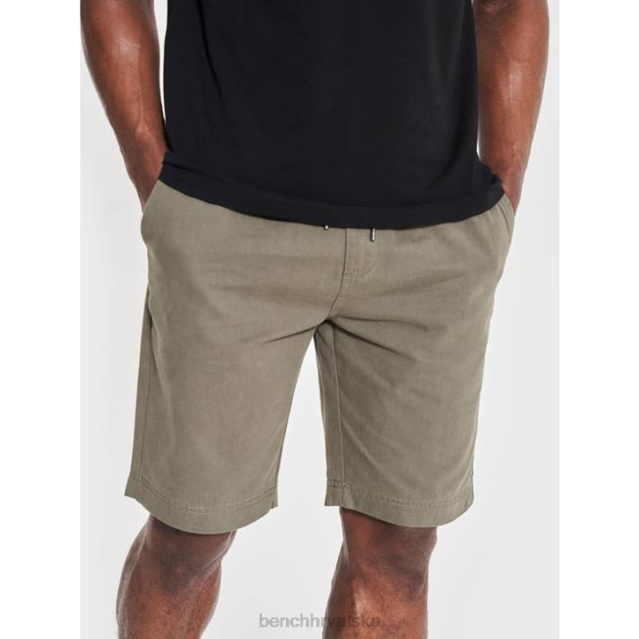 odjeća Bench muškarci hotspur chino kratke hlače 8F8242 kaki