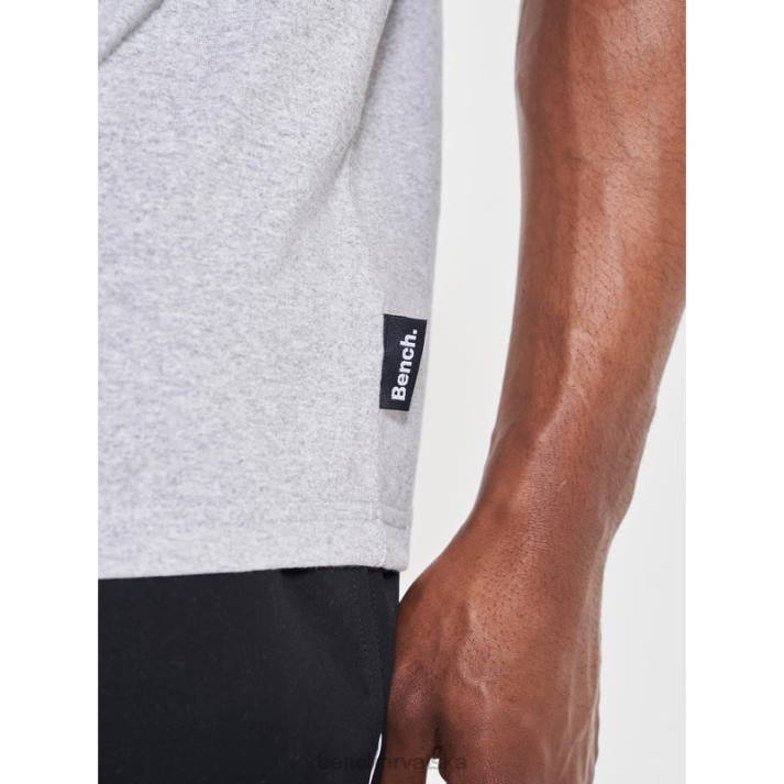 odjeća Bench muškarci Thaniel majica 8F828 sivi lapor