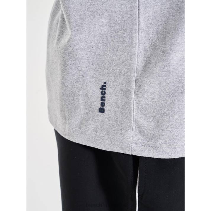odjeća Bench muškarci Thaniel majica 8F828 sivi lapor