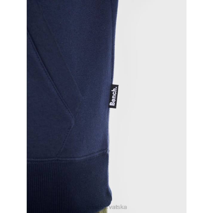 odjeća Bench muškarci hulton majica s kapuljačom 8F8237 mornarica