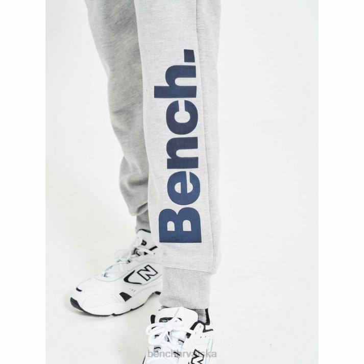 odjeća Bench muškarci mallet 2kom trenirka od flisa 8F8267 sivi lapor
