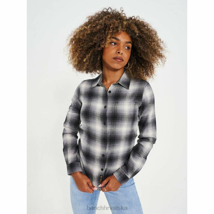 odjeća Bench žene cheviotti flanelska košulja 8F82113 provjera sjene