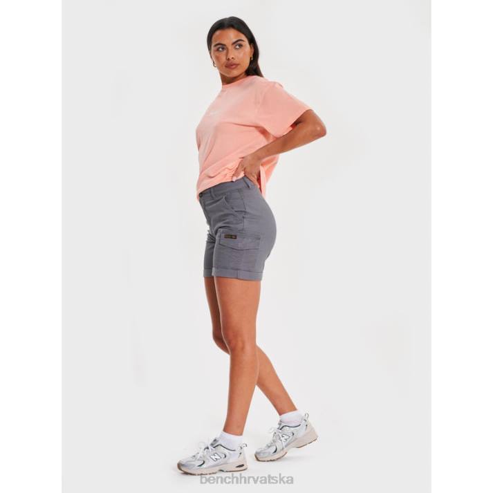 odjeća Bench žene ashline borbene kratke hlače 8F82131 drveni ugljen