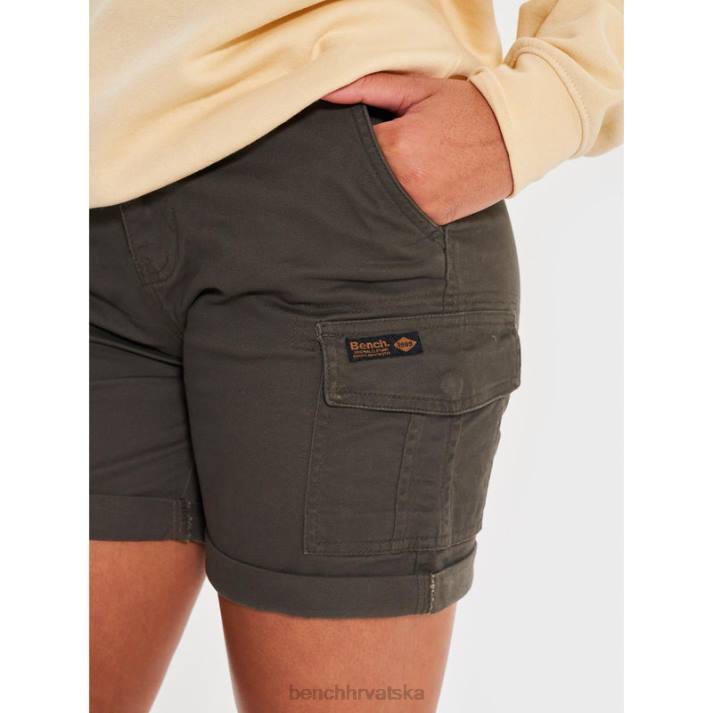odjeća Bench žene ashline borbene kratke hlače 8F82134 kaki