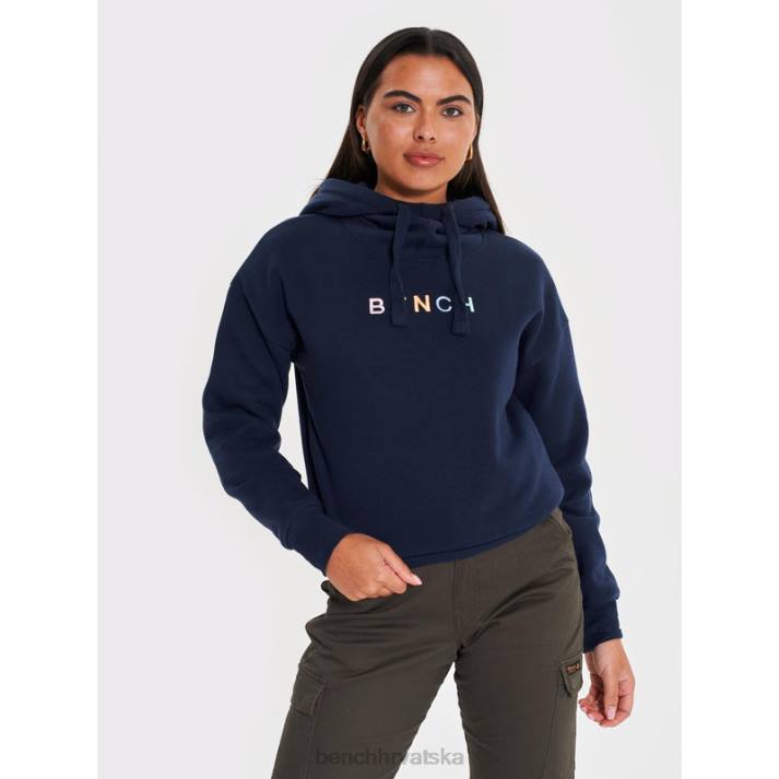 odjeća Bench žene emaline majica s kapuljačom 8F82105 mornarica