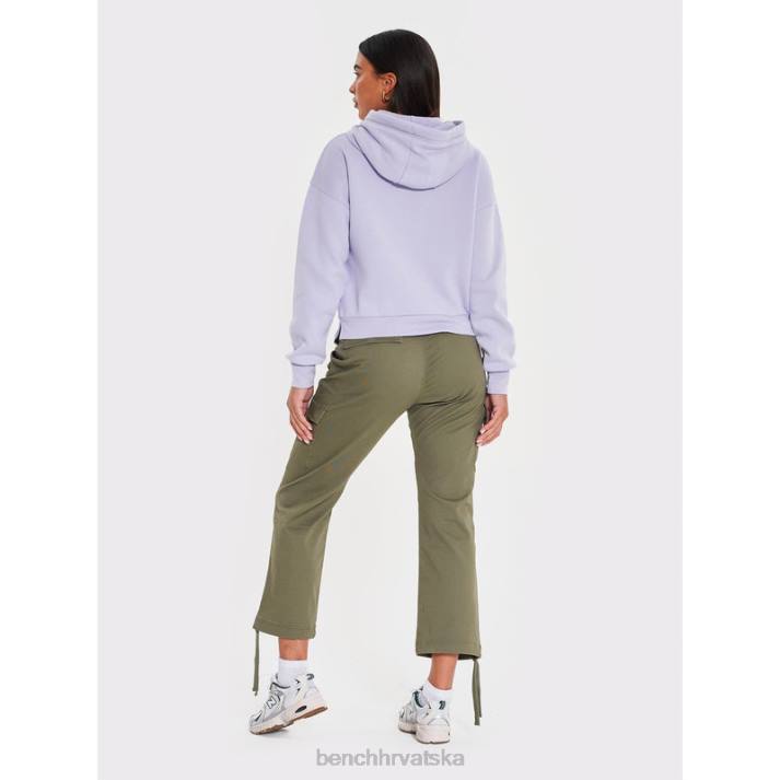 odjeća Bench žene emaline majica s kapuljačom 8F82106 lila
